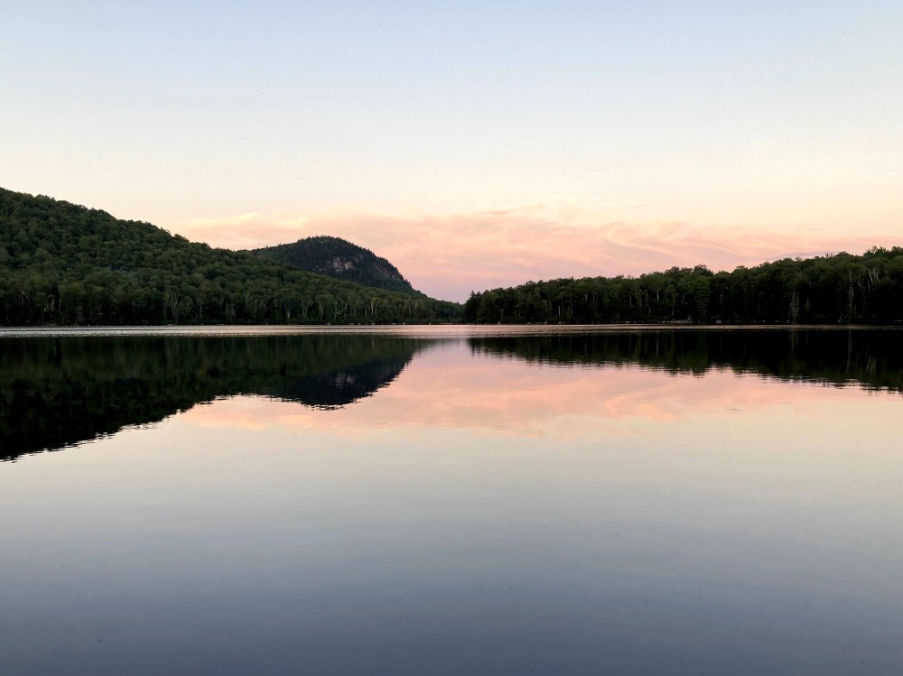 summer's evening on the lake